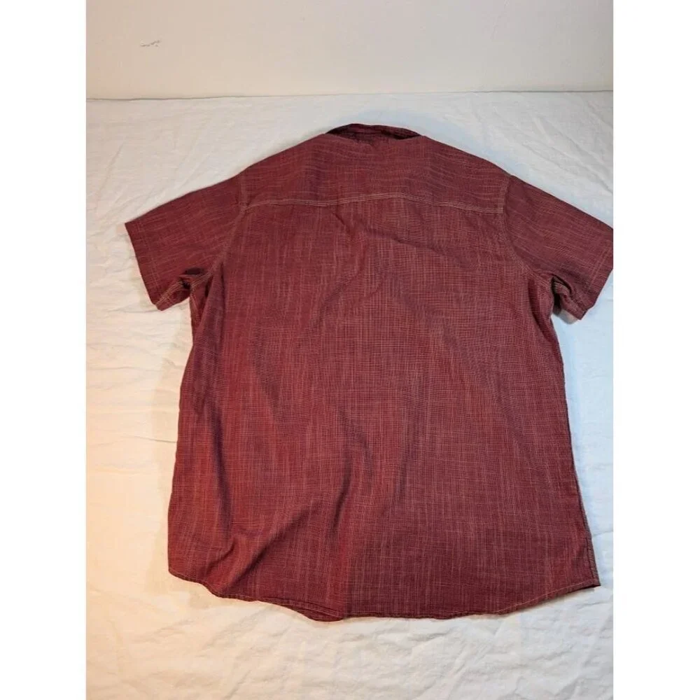 G. H. BASS & CO Red Button Front Shirt, Men's Size XL O20
